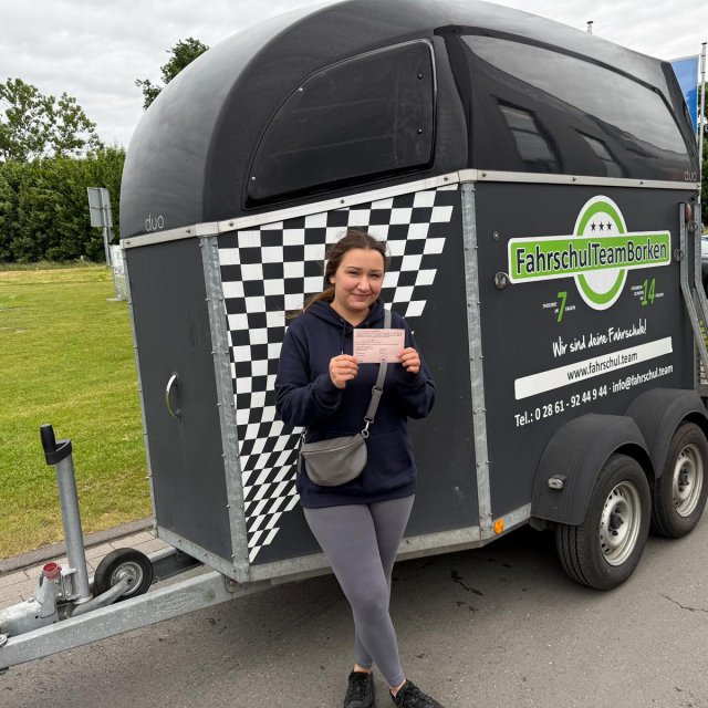 Melina – Führerscheinklasse BE, 27.05.2025